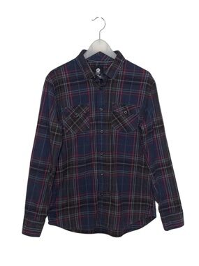 Element Eddie Heavyweight Plaid Flannel Shirt Men's Size Medium M505CEDD